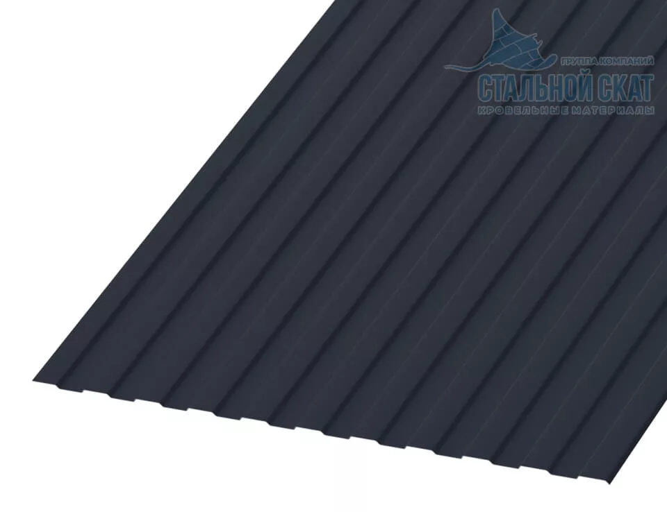 Профнастил С8 х 1150 - A (ПЭ-01-7024Color-0.4±0.08мм) в Егорьевске