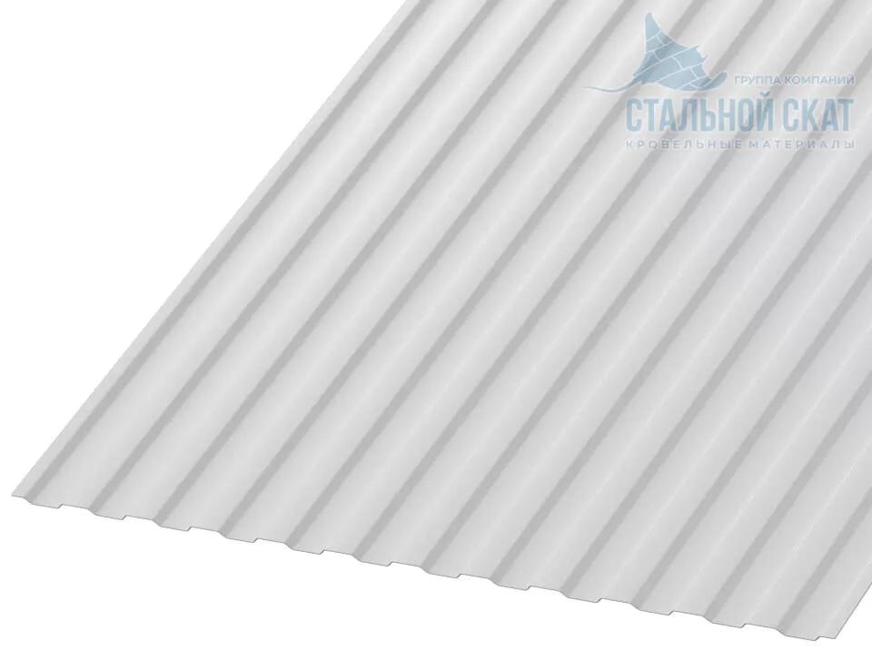 Фото: Профнастил МП10 х 1100 - B (PURMAN-20-9010-0.5) в Егорьевске