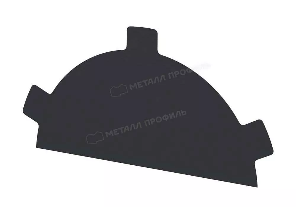 Заглушка конька круглого простая (VikingMP-01-7024-0.45) в Егорьевске