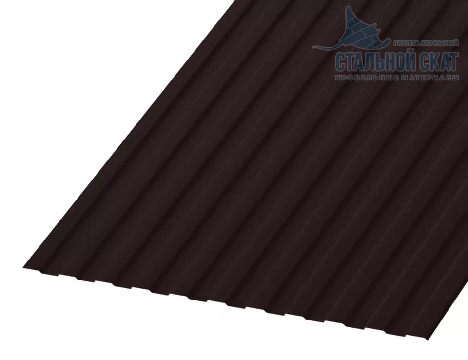 Фото: Профнастил С8 х 1150 - A (VALORI-20-DarkBrown-0.5) в Егорьевске