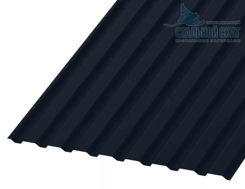 Фото: Профнастил МП20 х 1100 - A (VALORI-20-DarkGrey-0.5) в Егорьевске