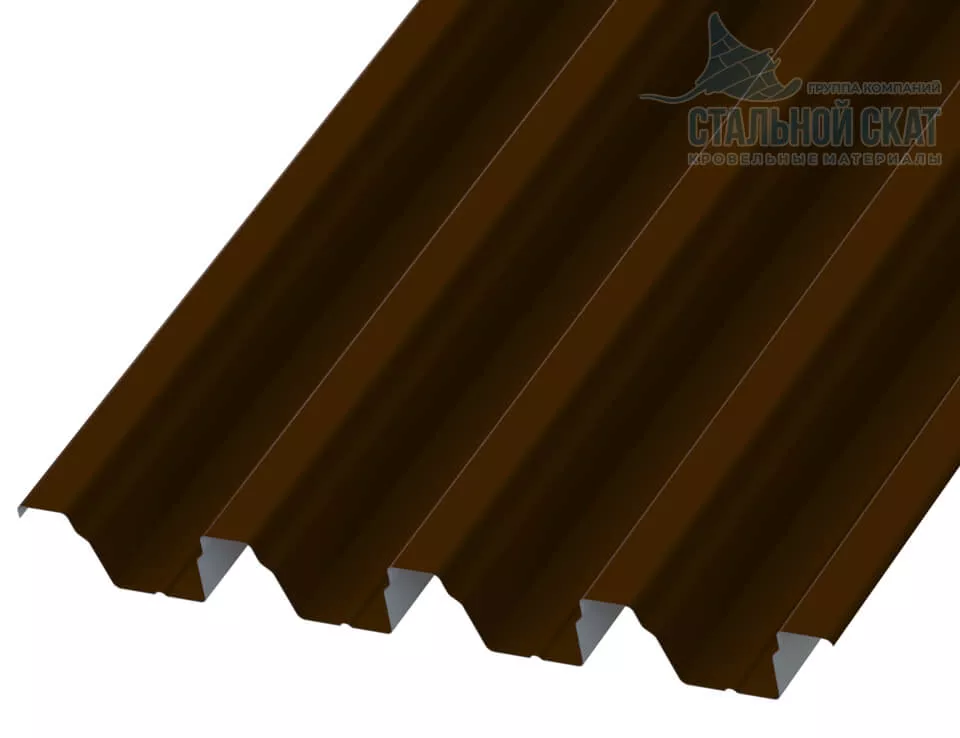 Профнастил Н75 х 750 - A (ПЭ-01-8017-1) в Егорьевске