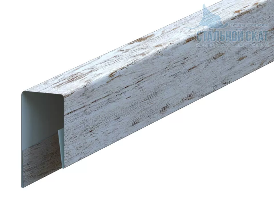 Фото: Планка П-образная 13х27х2000 (ECOSTEEL_MA-01-Беленый Дуб-0.5) в Егорьевске