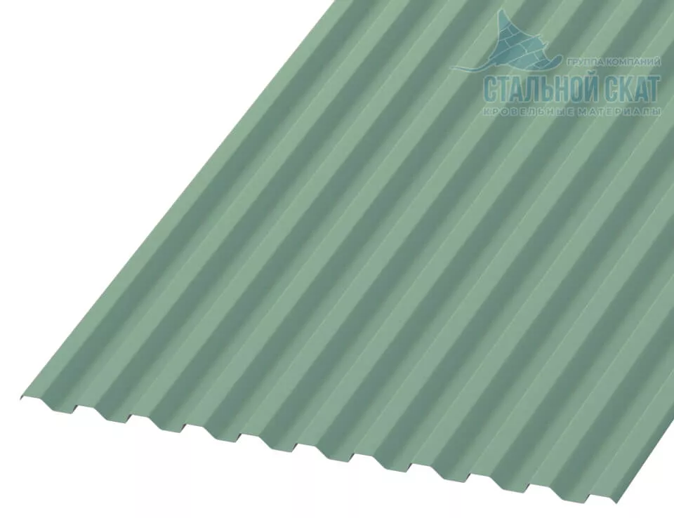 Фото: Профнастил С21 х 1000 - A (PURMAN-20-Tourmalin-0.5) в Егорьевске
