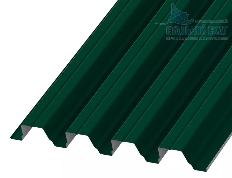Профнастил Н75 х 750 - B (ПЭ-01-6005-0.7) в Егорьевске
