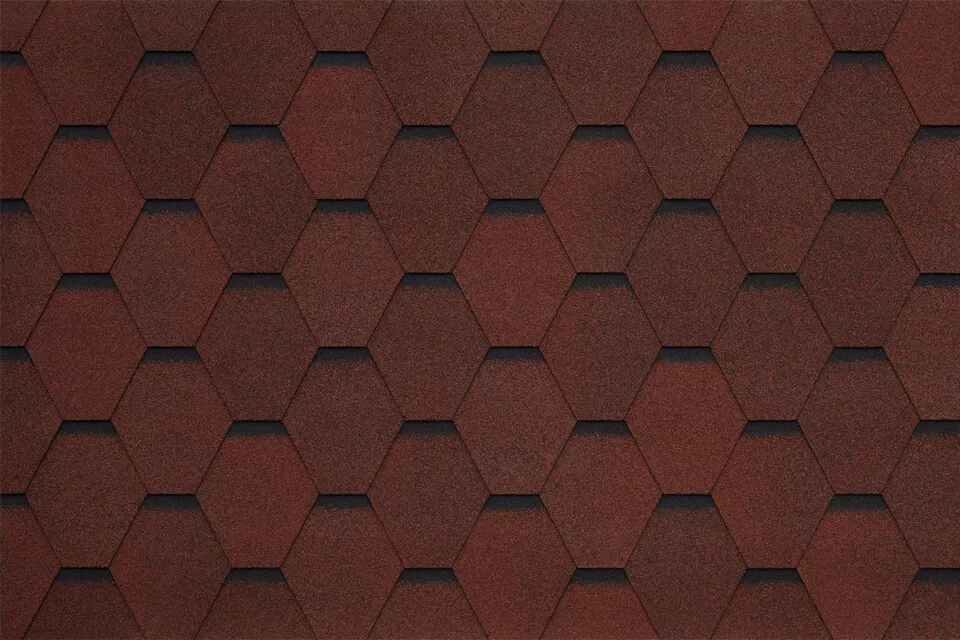 Фото: Черепица гибкая Tegola Garda rosso 409 (красный) в Егорьевске