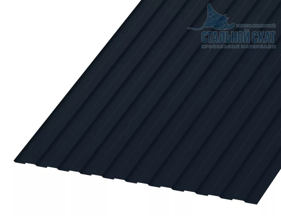 Фото: Профнастил С8 х 1150 - B (VALORI-20-DarkGrey-0.5) в Егорьевске