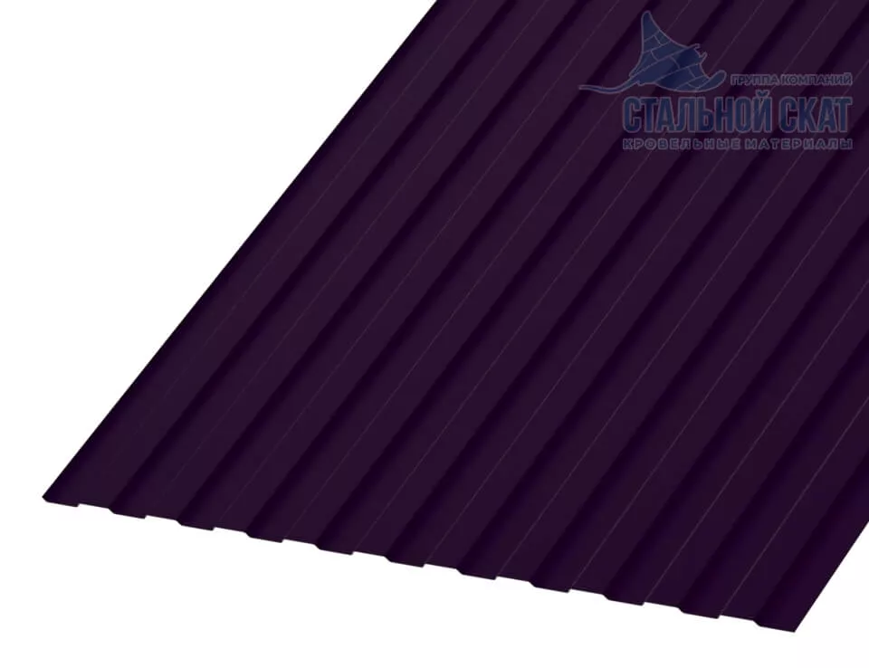 Фото: Профнастил С8 х 1150 - B (VALORI-20-VIolet-0.5) в Егорьевске