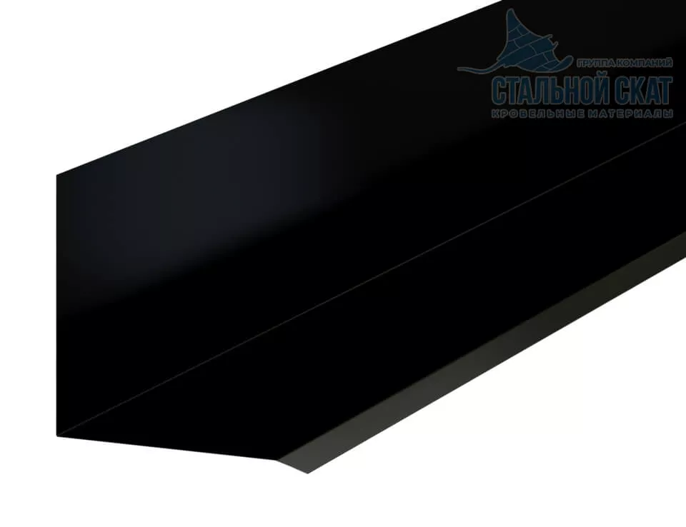 Планка примыкания верхняя к стене FASTCLICK 150х135х2000 (PURMAN-20-9005-0.5) в Егорьевске