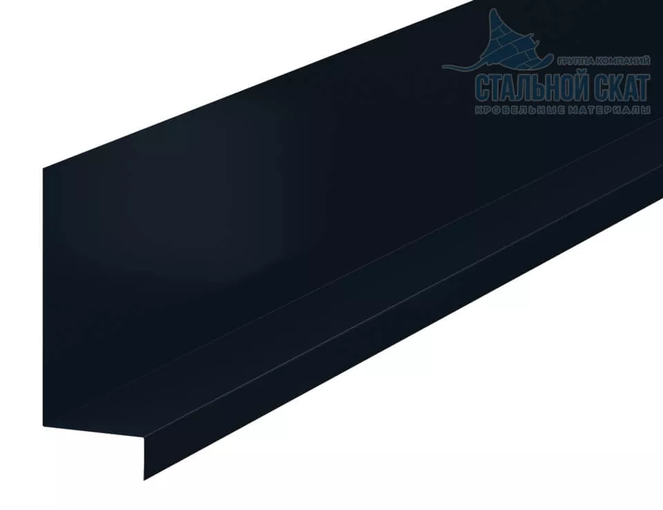 Фото: Планка примыкания боковая FASTCLICK 150х65х2000 (VALORI-20-DarkGrey-0.5) в 