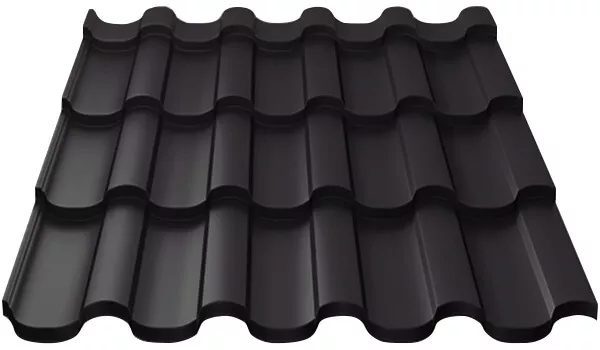 Металлочерепица МП Монтекристо-X (VALORI-20-DarkGrey-0.5) в Егорьевске