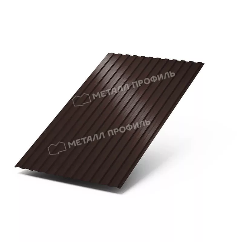 Фото: Профнастил МП10 х 1100 - A (VALORI-20-Brown-0.5) в Егорьевске
