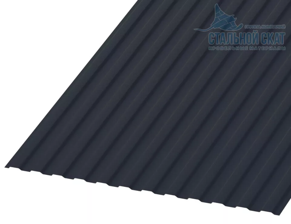 Профнастил МП10 х 1100 - A (VALORI-20-Grey-0.5) в Егорьевске