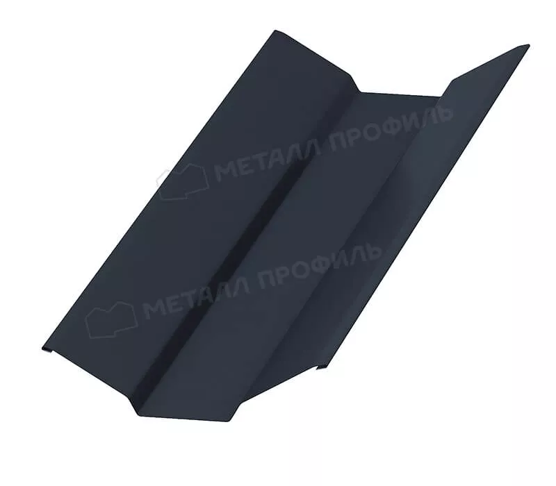 Планка ендовы верхняя 76х76х2000 (VikingMP E-20-7016-0.5) в Егорьевске