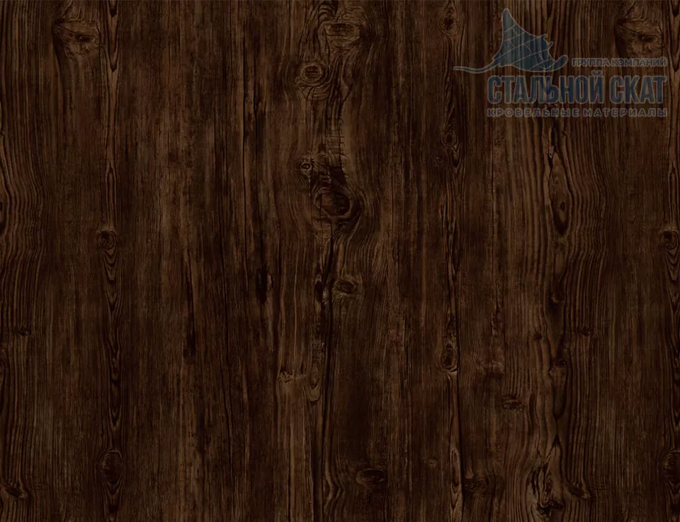Планка карнизного свеса сложная 250х50х3000 (ECOSTEEL_MA-12-Античный Дуб-0.45) в Егорьевске