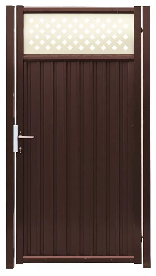 Фото: Калитка Estet Plus 2,0х1 RAL 8017/1014 в 