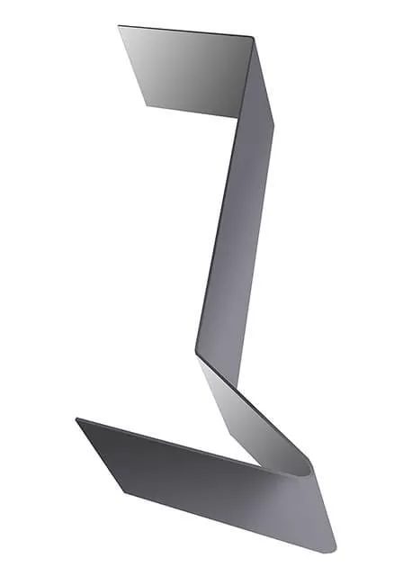 Фото: Планка примыкания для мягкой кровли 0,5 Satin с пленкой RAL 7004 сигнальный серый (2м) в Егорьевске