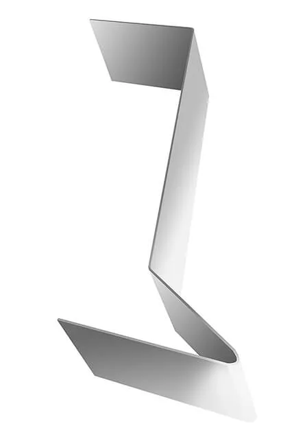 Планка примыкания для мягкой кровли 0,5 Satin с пленкой RAL 9003 сигнальный белый (2м) в Егорьевске