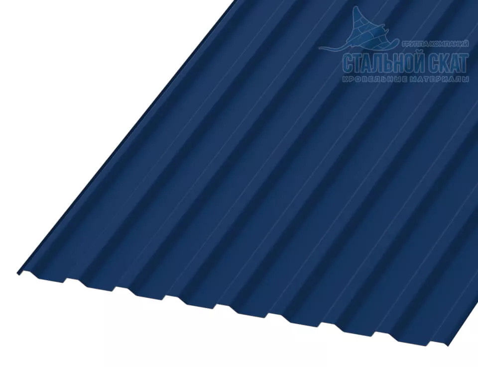 Фото: Профнастил МП20 х 1100 - R (PURMAN-20-5005-0.5) в Егорьевске