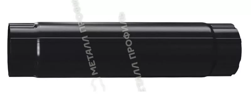 Фото: Труба соединительная D90х1000 GS lite (ПЭ-01-9005-0.5) в Егорьевске