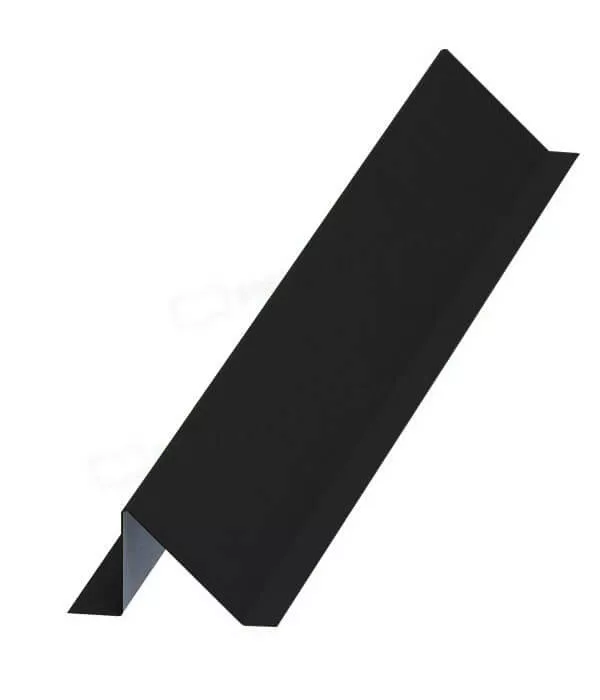 Планка снегозадержателя 95х65х2000 (VikingMP E-20-9005-0.5) в Егорьевске