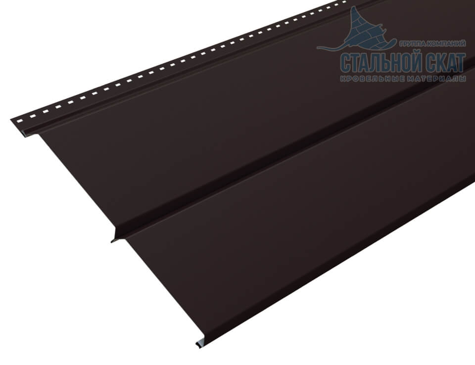 Сайдинг Lбрус-XL-14х335 (VALORI-20-DarkBrown-0.5)