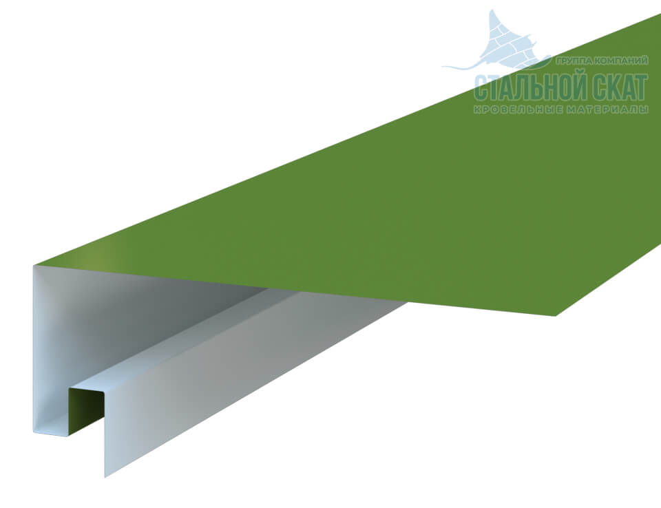 Планка откоса сложная 3D 245х75х2000 NormanMP (ПЭ-01-6018-0.5)
