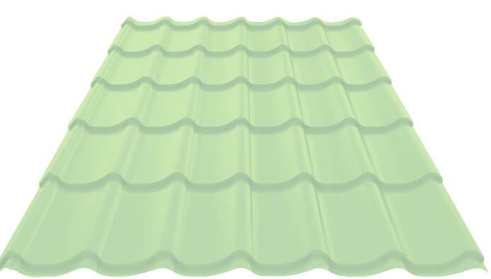 Металлочерепица МП Ламонтерра-XL NormanMP (ПЭ-01-6019-0.5)