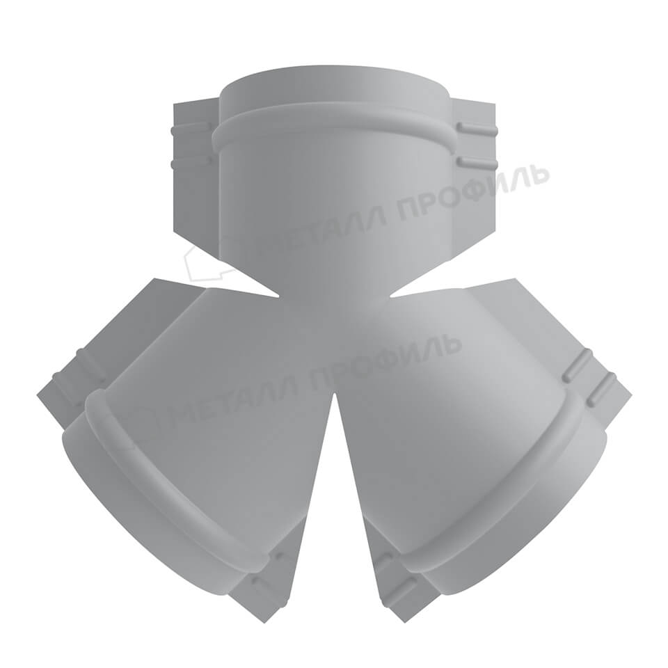 Y-образный тройник для круглого конька R110 NormanMP (ПЭ-01-7004-0.5)