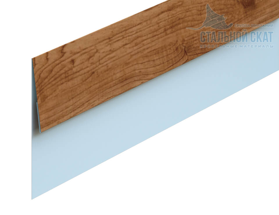 Планка финишная 48х25х3000 (ECOSTEEL_T-01-Кедр-0.5)