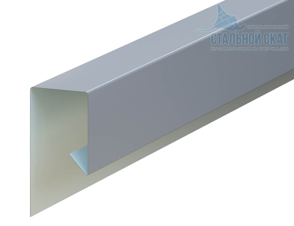 Планка завершающая сложная 30х25х3000 NormanMP (ПЭ-01-7004-0.5)