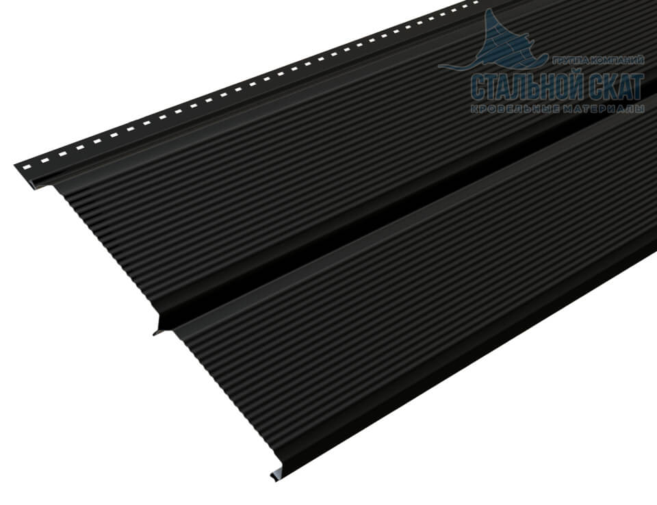 Сайдинг Lбрус-XL-В-14х335 (VikingMP-01-9005-0.45)
