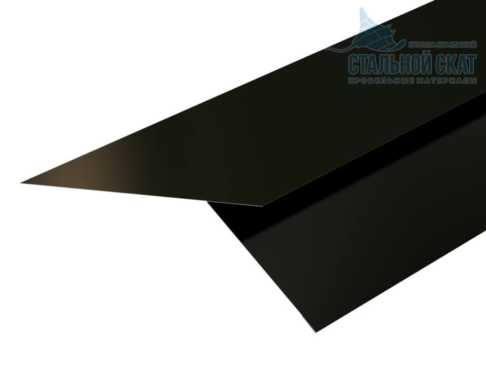 Планка карнизная FASTCLICK 130х80х2000 NormanMP (ПЭ-01-9005-0.5)