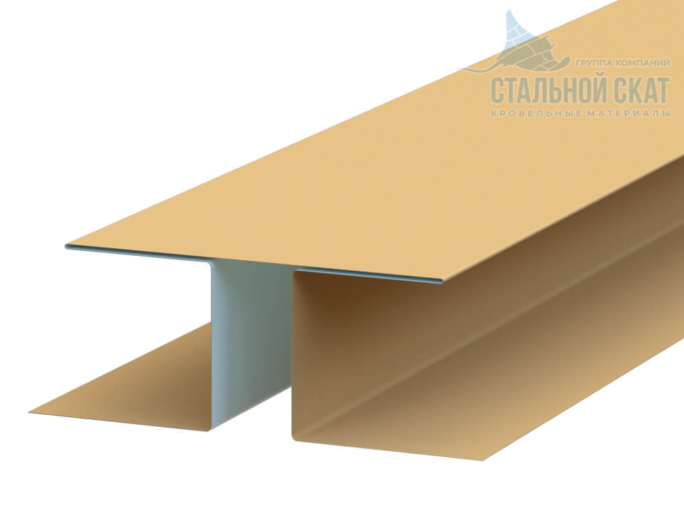 Планка стыковочная сложная Woodstock 75х3000 NormanMP (ПЭ-01-1014-0.5)
