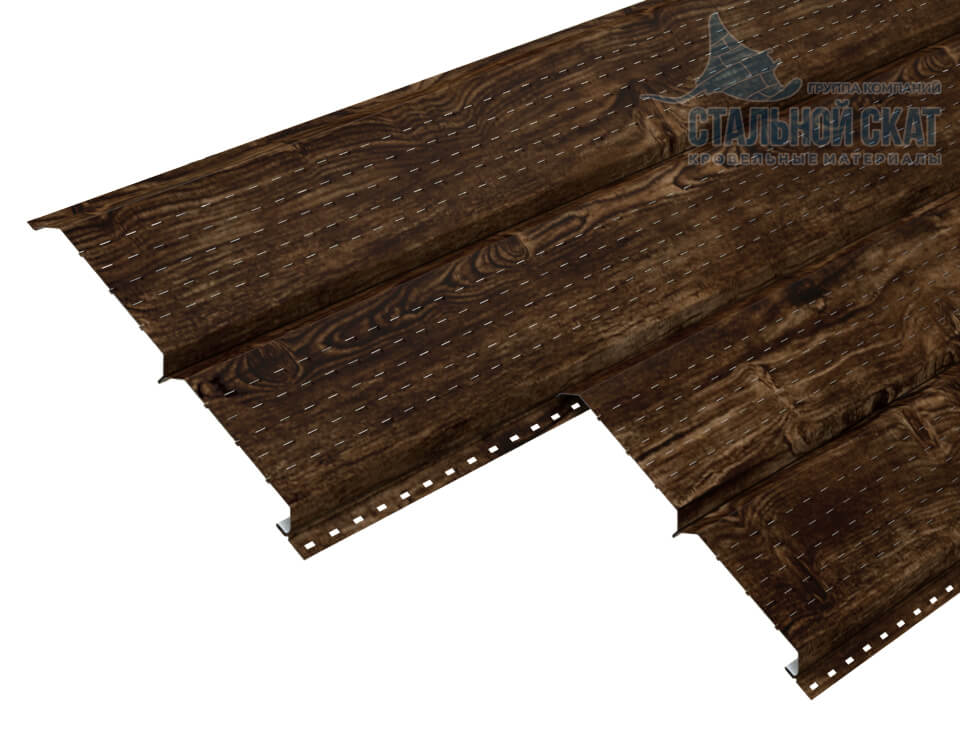 Софит Lбрус-15х240 (ECOSTEEL_MA-01-МореныйДуб-0.5)